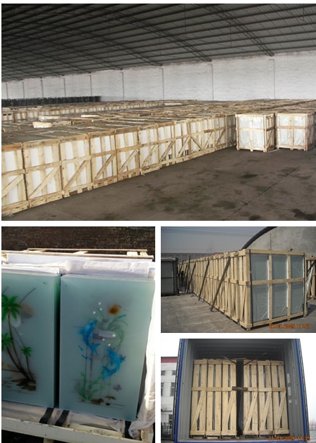 packing decorative door glass