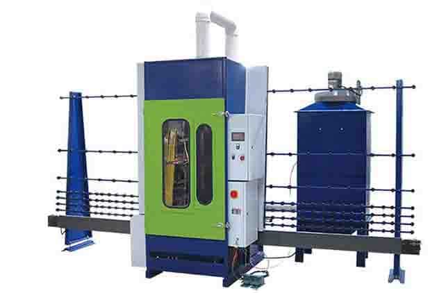 sandblasting glass machine